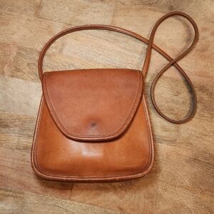 Vintage Coach British Tan Lindsay Bag